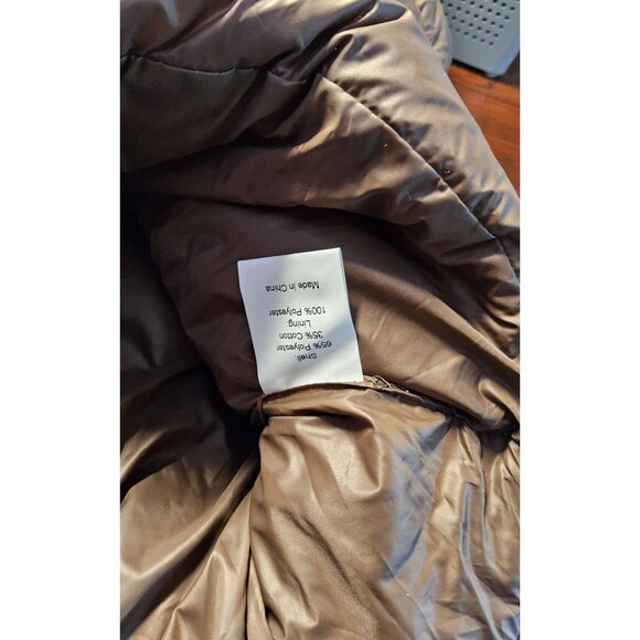 NWT Seta T Size LgHigh Stand Collar Lightweight Zip Puffer Crop Padded Vest Size - Picture 5 of 8